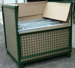 Rack-Caisse grillagé gerbable Modène 3